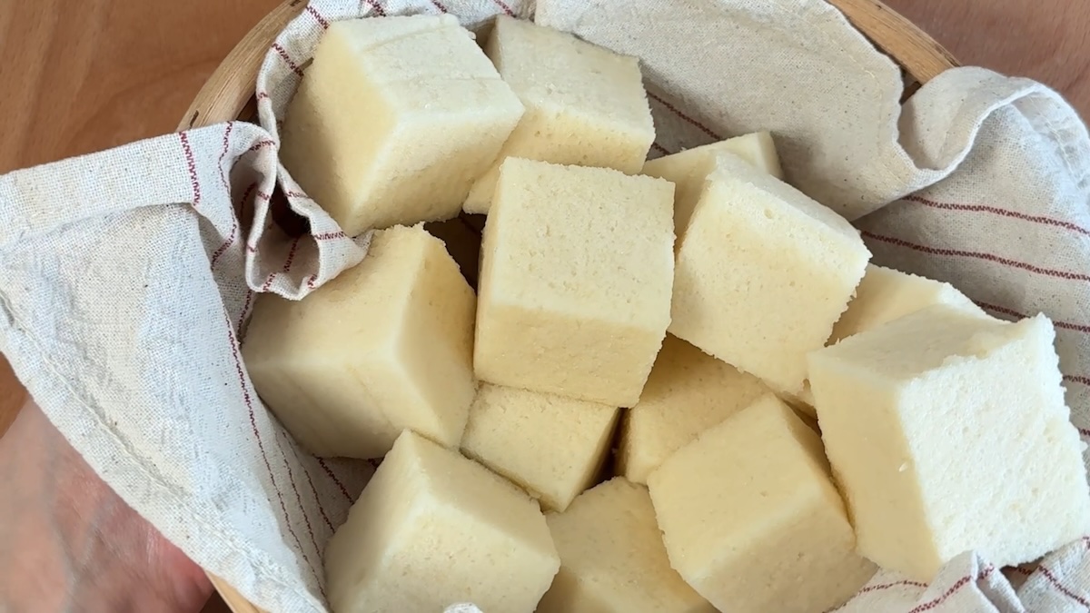 Nubes de manzana con gelatina (tipo marshmallow) con solo 2 ingredientes