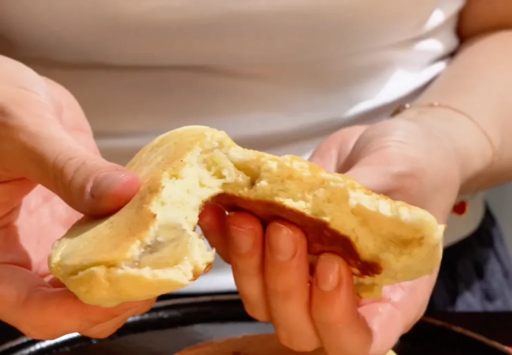 pancakes sin levadura - con plátano