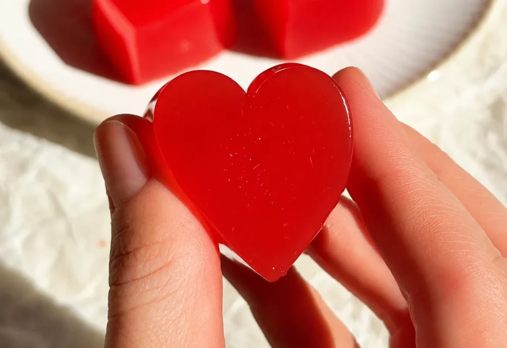 Gominola o gomita casera de fruta sandia