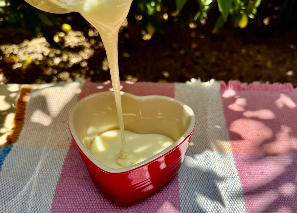 leche condensada casera