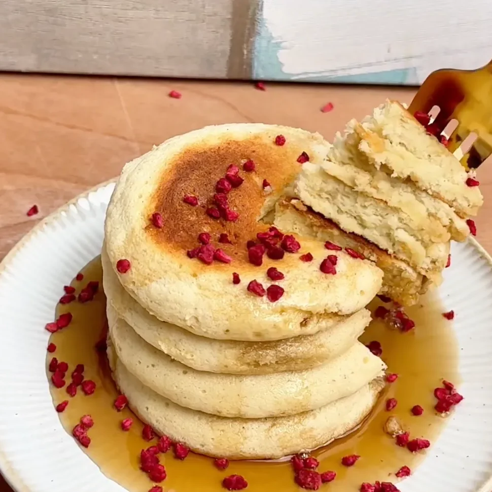 tortitas (o pancakes) sin levadura